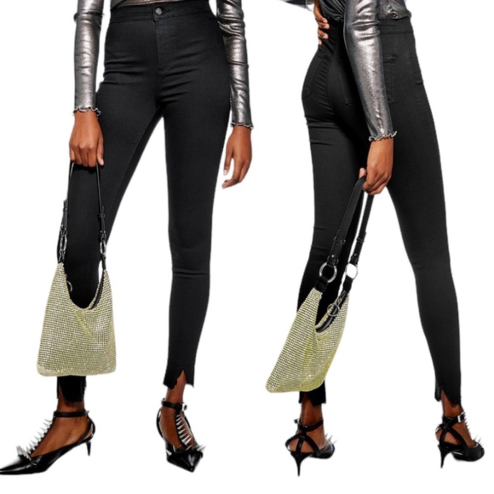 Topshop High Waisted V-Hem Joni Jeans‎